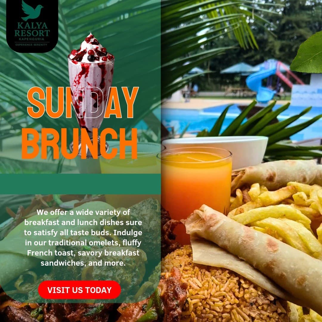 Kalya Resort Sunday Brunch poster